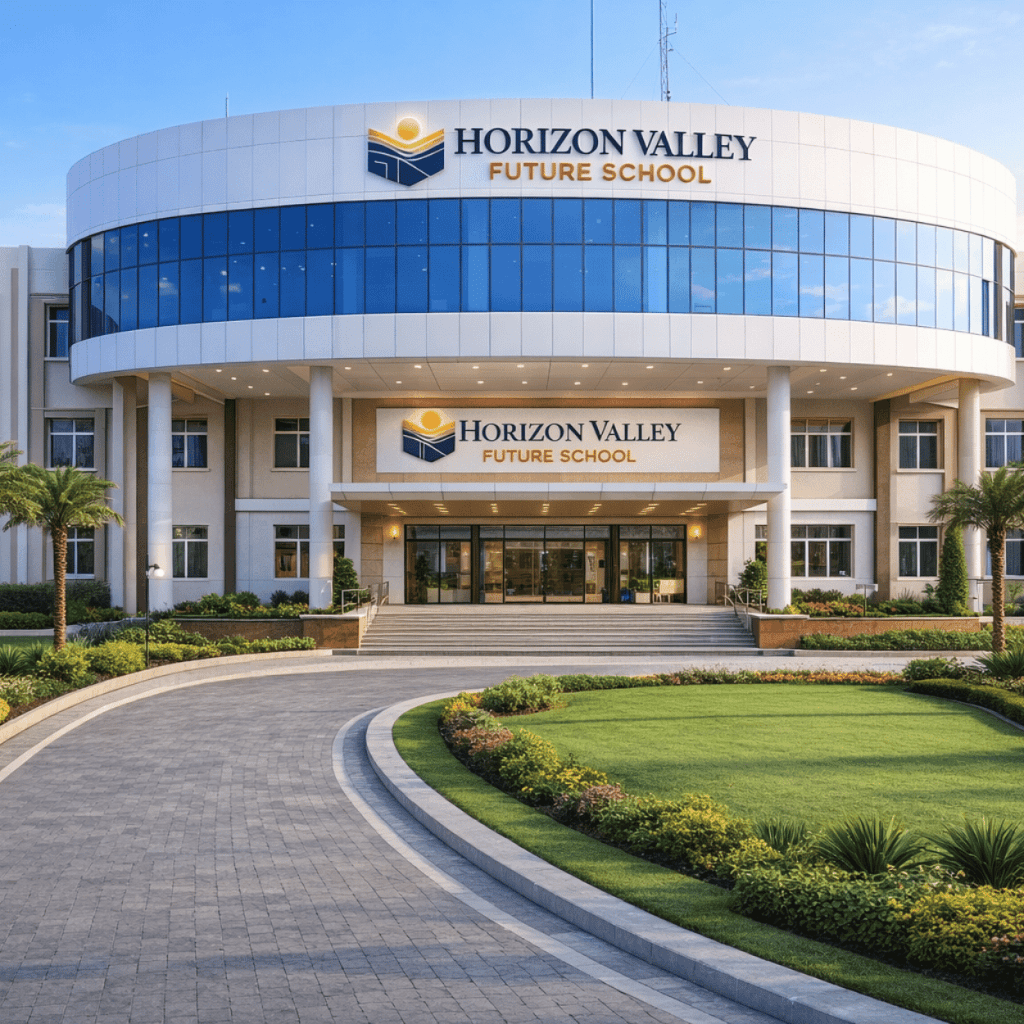 Horizon Valley Future School modern main entrance and campus